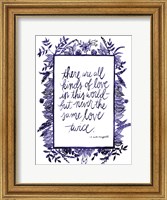 Framed Love Quote IV