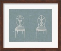 Framed Hepplewhite Chairs IV
