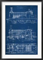 Framed Locomotive Blueprint I