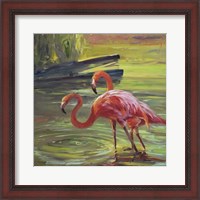 Framed Flamingo III