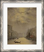 Framed Venice Evening Gold