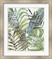 Framed Layered Palms I