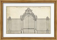 Framed Antique Decorative Gate III