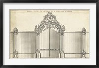 Framed Antique Decorative Gate III