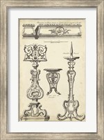 Framed Antique French Ornament II