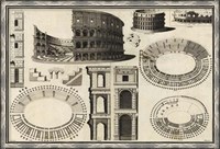 Framed Diagram of the Colosseum
