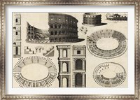 Framed Diagram of the Colosseum
