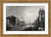 Framed Antique View of Venice