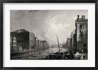 Antique View of Venice Framed Print
