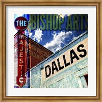 Framed Bishop Art - Dallas
