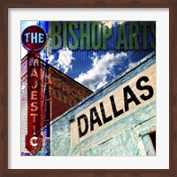 Framed Bishop Art - Dallas