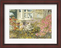 Framed Aquarelle Garden V