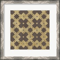 Framed Golden Trellis IV