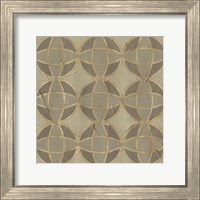 Framed Golden Trellis VII