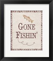 Framed Gone Fishin'