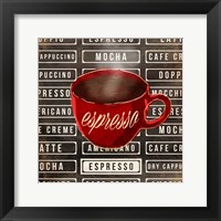 Framed Espresso Two
