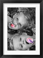 Framed Lollipop Twins