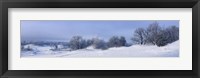 Framed Panorama Winter Dunes