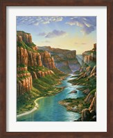 Framed Colorado River - Grand Canyon