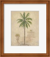 Framed 'Palm With Architecture 4' border=