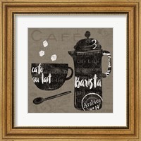 Framed Linen Coffee II