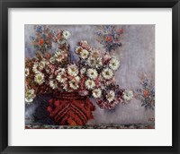 Framed Chrysanthemums, 1878