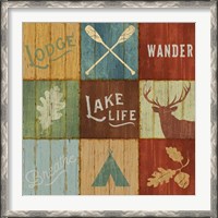 Framed Lake Lodge VII