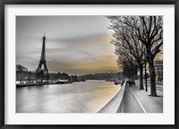 Framed River Seine And The Eiffel Tower