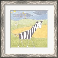 Framed Quinn's Zebra