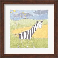 Framed Quinn's Zebra