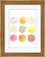 Framed Honeycomb Patterns I