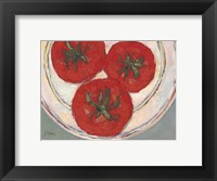 Framed Plate with Tomato