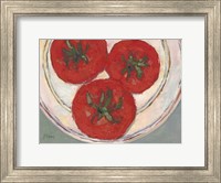 Framed Plate with Tomato