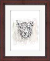 Framed Big Cat Study IV