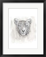 Framed Big Cat Study IV