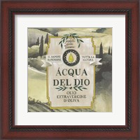 Framed Olive Oil Labels I