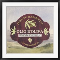 Framed Olive Oil Labels II