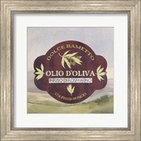 Framed Olive Oil Labels II