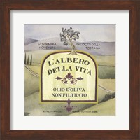 Framed Olive Oil Labels IV