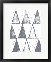 Triangle Block Print I Framed Print