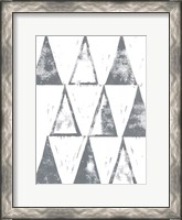 Framed Triangle Block Print II