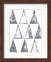 Framed Triangle Block Print II