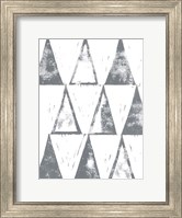 Framed Triangle Block Print II