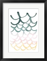 Mermaid Scales I Framed Print