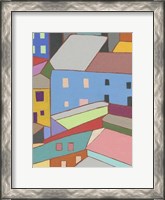 Framed Rooftops in Color I