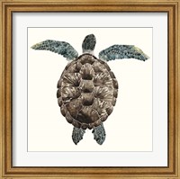 Framed Mosaic Turtle I