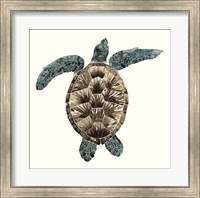 Framed Mosaic Turtle II