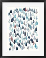 Watercolor Drops II Framed Print