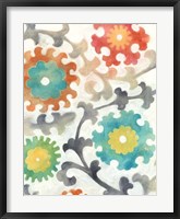 Batik Suzani I Framed Print