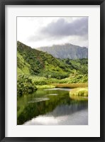 Framed Coastal Marsh Triptych I